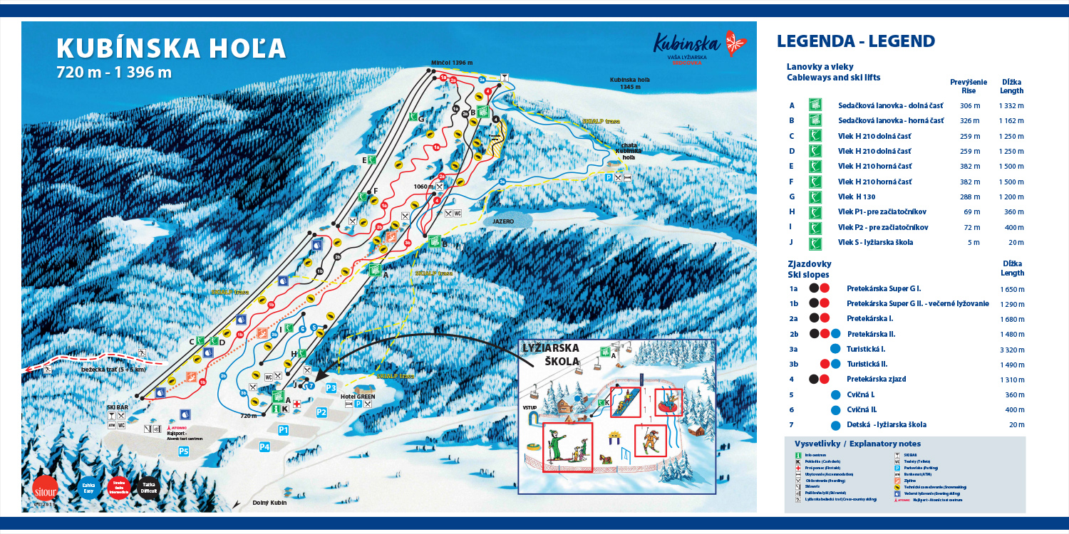 Zimná mapa strediska